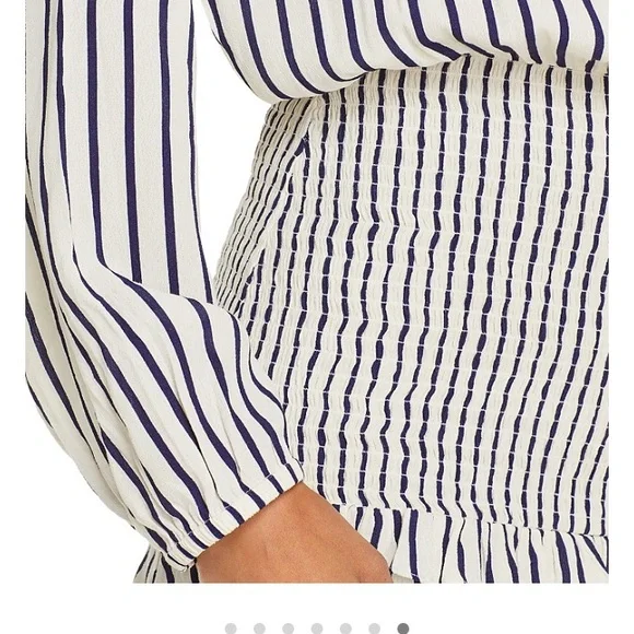 NWT Aqua smocked dress- size M - Picture 2 of 8